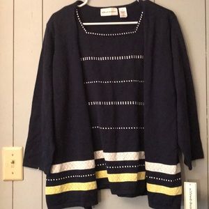 Alfred Dunner Cardigan top